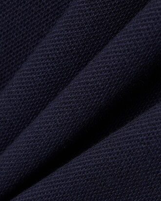 Polo slim fit con stemma bicolore