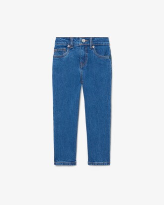 Jeans 5 tasche in denim elasticizzato