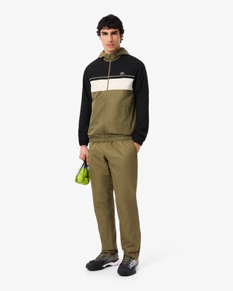 Pantaloni da tuta sportiva in taffetà a rombi