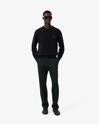Pantaloni classici regular fit in misto lana