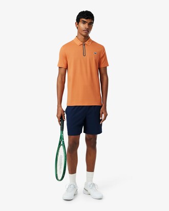 Polo tennis Ultra Dry elasticizzata in jacquard