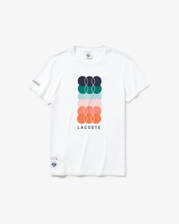 T-shirt da uomo con stampa colorata Lacoste SPORT French Open