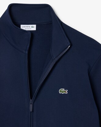 Felpa in cotone con zip