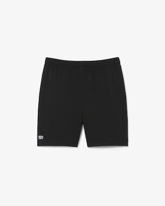 Shorts sportivi in taffet&agrave; a rombi