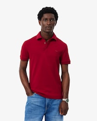Polo regular fit in piqu&eacute; elasticizzato Paris