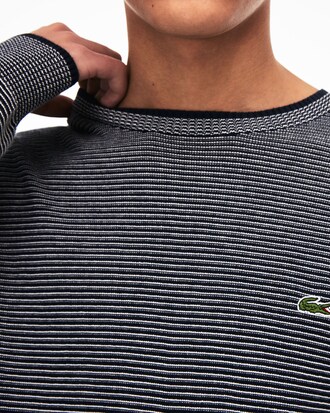 Pullover a girocollo in cotone Ottoman millerighe