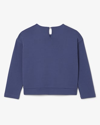 T-shirt a maniche lunghe in cotone con marchio