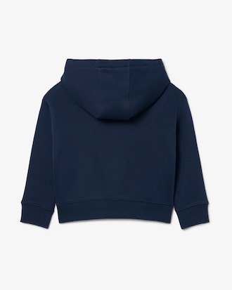 Felpa con cappuccio con patch e stemma