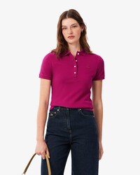 Polo da donna in piqu&eacute; di cotone stretch Lacoste slim fit