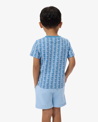 T-shirt in cotone con monogramma