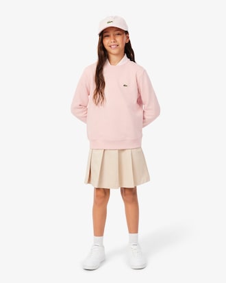 Felpa girocollo in tessuto felpato unisex