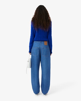 Jeans a gamba larga in denim wide fit Runway