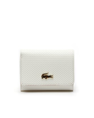 Portafoglio Chantaco piccolo in pelle piqu&eacute; bicolore con 4 scomparti per le carte da donna