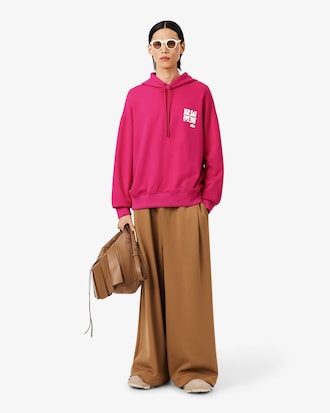 Felpa con cappuccio con vivace stemma Runway