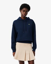 Felpa oversize in pile con cappuccio