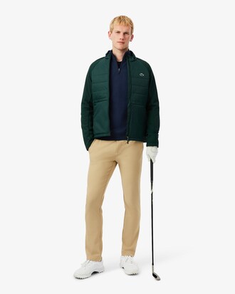 Maglione antivento da golf con zip a un quarto