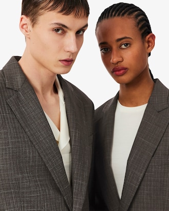 Blazer pesante in pura lana Runway