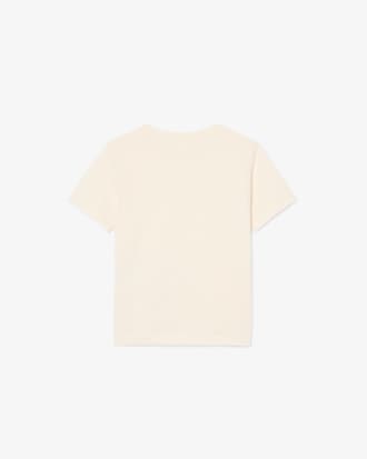 T-shirt in cotone testurizzato Lacoste