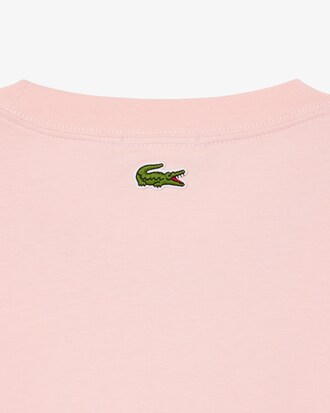 T-shirt in jersey con marchio goffrato