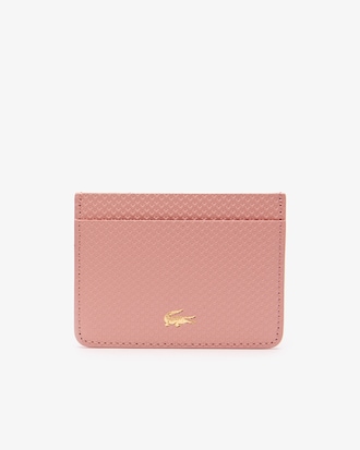 Portafoglio Chantaco in pelle piqué bicolore con 6 scomparti per le carte da donna