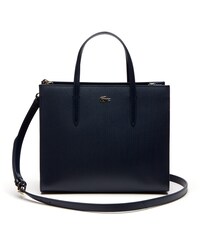 Shopping bag con cerniera ampia in pelle piqué con doppia modalità di utilizzo Chantaco da donna