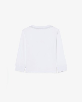 T-shirt in cotone a maniche lunghe