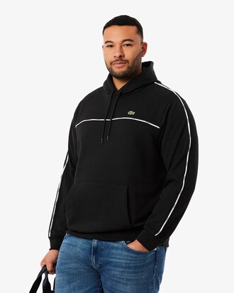 Felpa classic fit a righe con logo