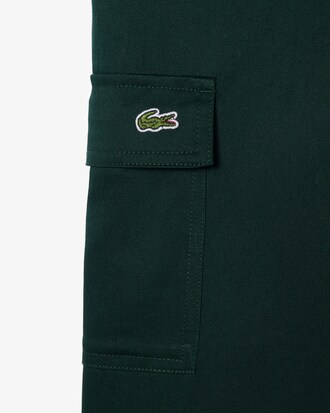 Pantaloni cargo in twill di cotone