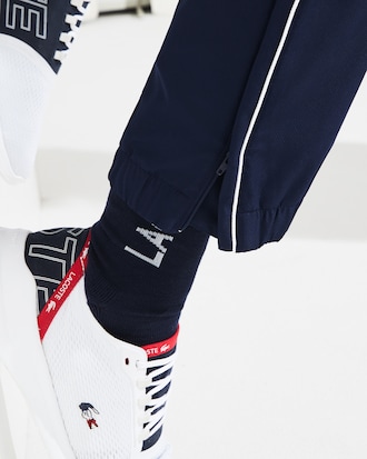 Tuta da tennis da uomo color block con scritta Lacoste SPORT