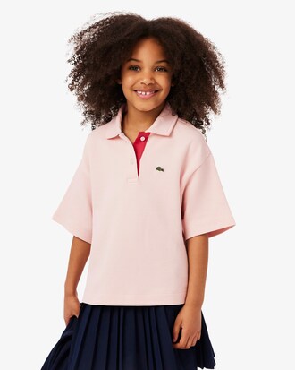 Polo oversize in piqu&eacute;   