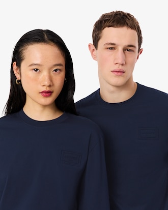T-shirt in cotone a maniche lunghe