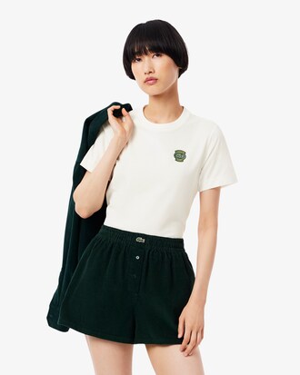 T-shirt con marchio in cotone