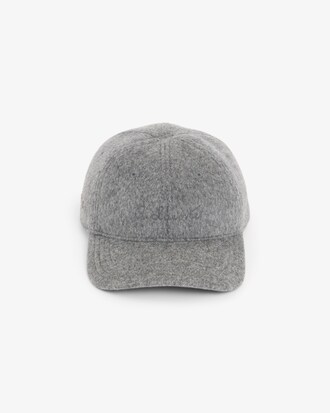 Cappellino ricamato in lana