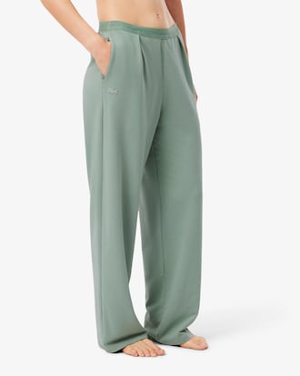 Pantaloni loungewear wide fit in felpa