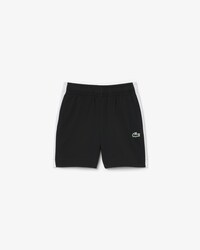 Shorts sportivi in taffet&agrave; a rombi color block