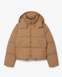 Piumino con cappuccio idrorepellente