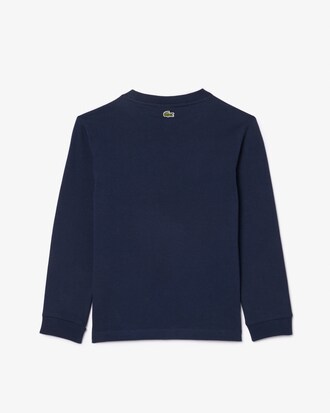 T-shirt con stemma stampato in cotone pesante
