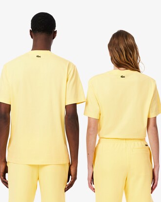 T-shirt in cotone con stampa del brand