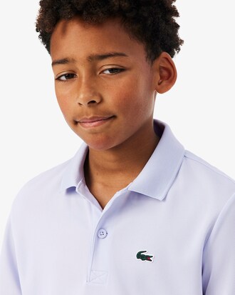 Polo sportiva in jersey ultra-dry