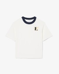 T-shirt oversize in jersey con ricamo
