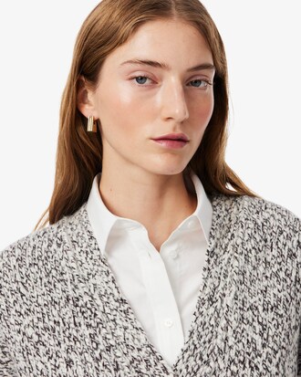 Cardigan in lana mercerizzata