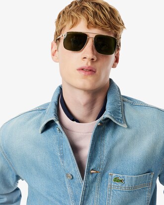 Overshirt in denim di cotone pesante
