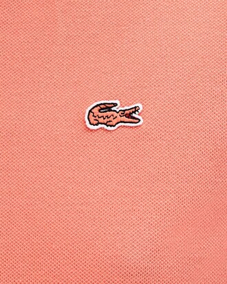 Polo senza maniche slim fit Lacoste in mini piqu&eacute; stretch tinta unita