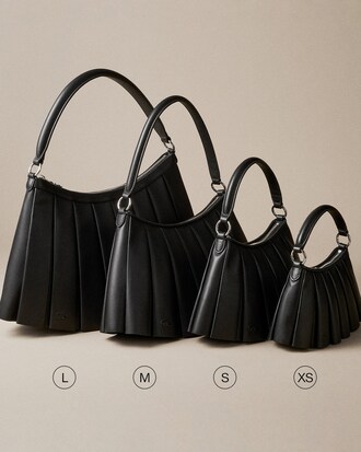 Borsa piccola in pelle Lenglen della sfilata