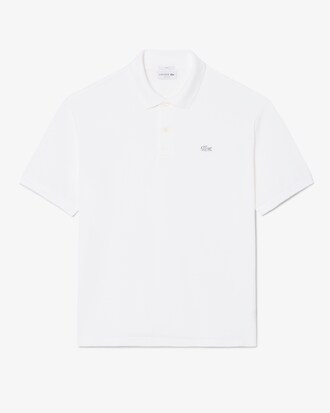 Polo in piqu&eacute; pesante loose fit
