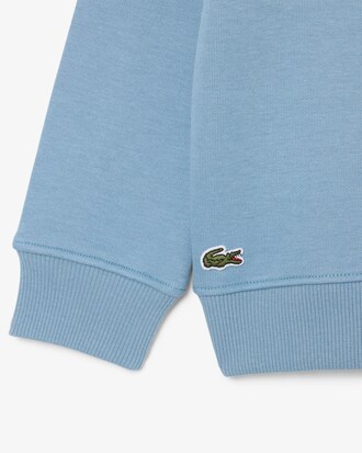 Felpa in tessuto felpato con logo Lacoste