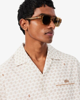 Camicia relaxed fit con stampa