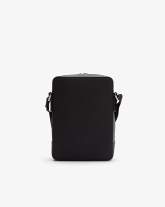Borsa a spalla in pelle effetto piqu&eacute; Chantaco
