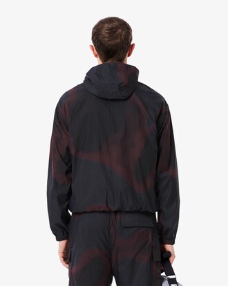 Giacca in nylon ripstop con stampa ombré