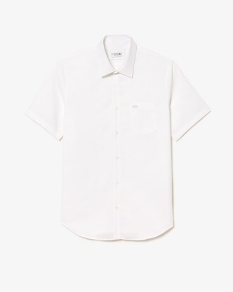 Camicia in cotone a maniche corte regular fit